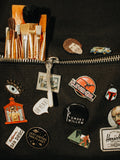 Smoky Willow Button Pin