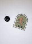 Smoky Willow Button Pin